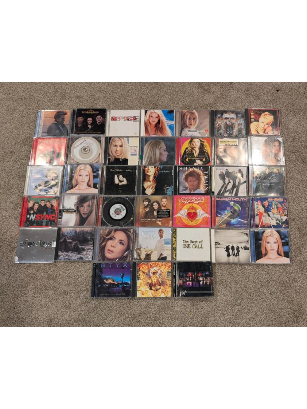 Y2K 38 CD Lot Pop Music - Metallica NSYNC Smashmouth Aguilera Kelly Clarkson